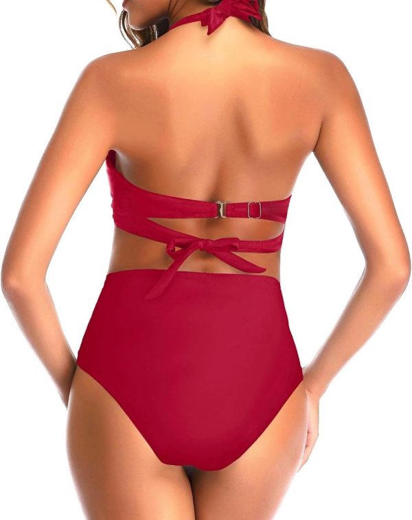 Bikini Rojo Oscuro (Talla M) - Imagen 2