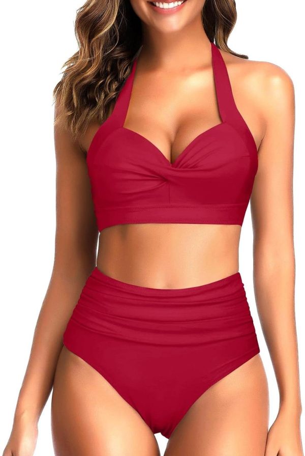 Bikini Rojo Oscuro (Talla M) - Imagen 4